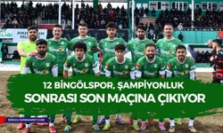 12 Bingölspor Son Maçına Gençlerle Çıktı