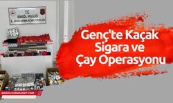 Bingöl Genç'te Kaçak Sigara ve Çay Operasyonu
