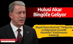 Bingöl'de Güvenlik Zirvesi: Hulusi Akar Konuşacak!