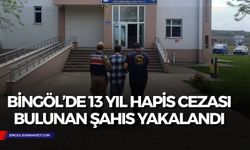 Bingöl’de 13 Yıl Hapis Cezası Bulunan Şahıs Yakalandı