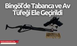 Bingöl’de Tabanca ve Av Tüfeği Ele Geçirildi