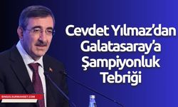 Cevdet Yılmaz’dan Galatasaray’a Şampiyonluk Tebriği