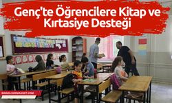 Genç'te Öğrencilere Kitap ve Kırtasiye Desteği