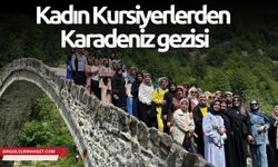 Genç ilçesindeki kadın kursiyerlerden Karadeniz gezisi