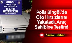 Bingöl'de Otomobil Hırsızlığı Şüphelisi 2 Kişi Yakalandı