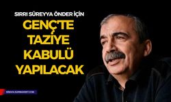 Sırrı Süreyya Önder İçin Genç'te Taziye Kabulü Yapılacak