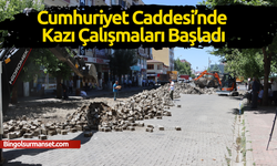 Cumhuriyet Caddesi’nde Kazı Çalışmaları Başladı