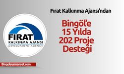 Fırat Kalkınma Ajansı’ndan Bingöl’e 15 Yılda 202 Proje Desteği