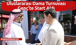 Uluslararası Dama Turnuvası Genç’te Start Aldı