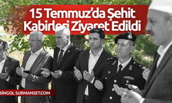 15 Temmuz’da Şehit Kabirleri Ziyaret Edildi
