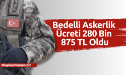 Bedelli Askerlik Ücreti 280 Bin 875 TL Oldu
