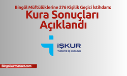Bingöl Müftülüklerine 276 Kişilik Geçici İstihdam: Kura Sonuçları Açıklandı