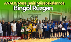 ANALİG Masa Tenisi Müsabakalarında Bingöl Rüzgarı