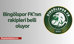 Bingölspor FK'nın rakipleri belli oluyor