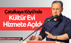 Çatalkaya Köyü’nde Kültür Evi Hizmete Açıldı