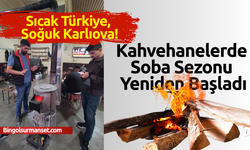 Kahvehanelerde Soba Sezonu Yeniden Başladı