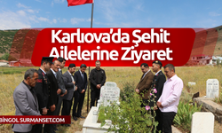Karlıova’da Şehit Ailelerine Ziyaret