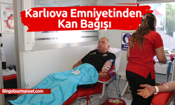 Karlıova Emniyetinden Kan Bağışı
