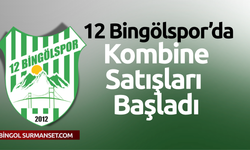 12 Bingölspor’da Kombine Satışları Başladı