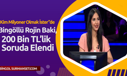 Bingöllü Rojin Baki, 200 Bin TL’lik Soruda Elendi
