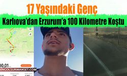 Karlıova’dan Erzurum’a 100 Kilometre Koştu