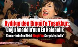Aydilge’den Bingöl’e Teşekkür: “Doğu Anadolu’nun En Kalabalık Konserlerinden Birini Gerçekleştirdik”