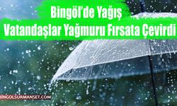 Sıcaktan Bunalan Vatandaşlar Yağmuru Fırsata Çevirdi