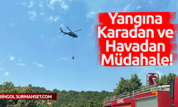 Yangına Karadan ve Havadan Müdahale!