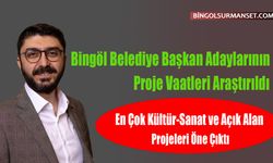 Bingöl Belediye Başkan Adaylarının Proje Vaatleri Araştırıldı