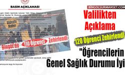 Valilikten Açıklama: "Öğrencilerin Genel Sağlık Durumu İyi"