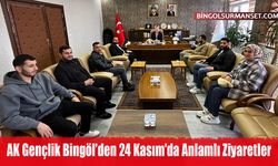 AK Gençlik Bingöl’den 24 Kasım’da Anlamlı Ziyaretler
