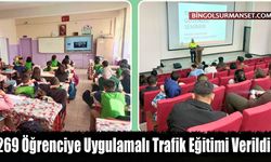 Bingöl'de 269 Öğrenciye Uygulamalı Trafik Eğitimi Verildi
