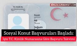 Sosyal Konut Başvuruları Başladı
