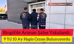 Bingöl'de Aranan Şahıs Yakalandı