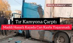 Maddi Hasarlı Kazada Can Kaybı Yaşanmadı