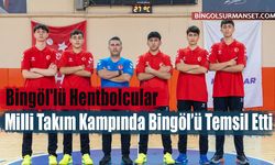 Bingöl'lü Hentbolcular Milli Takım Kampında Bingöl'ü Temsil Etti