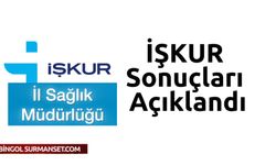 Bingöl İşkur Kura Sonucu: Bingöl İl Sağlık Müdürlüğü