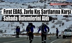 Fırat EDAŞ, Zorlu Kış Şartlarına Karşı Sahada Önlemlerini Aldı