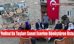 Yedisu'da Taşları Sanat Eserine Dönüştüren Usta