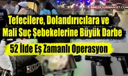 Tefecilere, Dolandırıcılara ve Mali Suç Şebekelerine Büyük Darbe