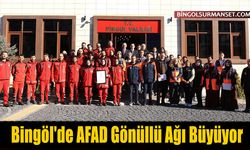 Bingöl'de AFAD Gönüllü Ağı Büyüyor
