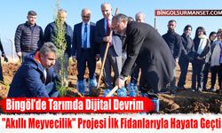 "Akıllı Meyvecilik" Projesi İlk Fidanlarıyla Hayata Geçti