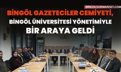 Bingöl Gazeteciler Cemiyeti, Bingöl Üniversitesi Yönetimiyle Bir Araya Geldi