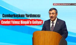 Cumhurbaşkanı Yardımcısı Cevdet Yılmaz Bingöl'e Geliyor