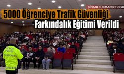 5000 Öğrenciye Trafik Güvenliği Farkındalık Eğitimi Verildi