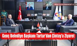 Genç Belediye Başkanı Tartar'dan Çintay'a Ziyaret