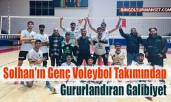 Solhan'ın Genç Voleybol Takımından Gururlandıran Galibiyet