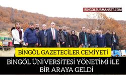 Bingöl Gazeteciler Cemiyeti, Bingöl Üniversitesi Yönetimiyle Bir Araya Geldi