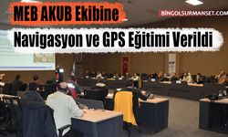 MEB AKUB Ekibine Navigasyon ve GPS Eğitimi Verildi