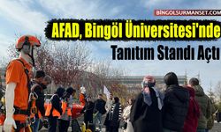 AFAD, Bingöl Üniversitesi'nde Tanıtım Standı Açtı